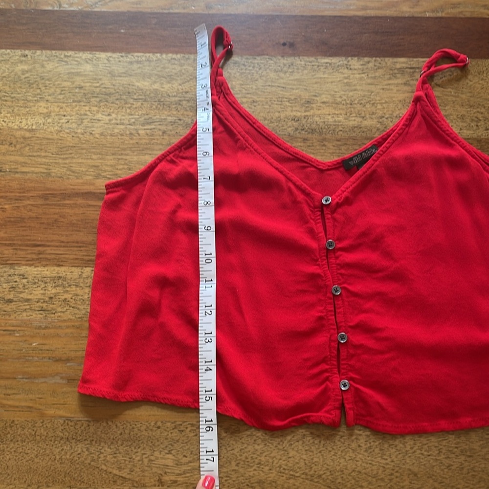 Wild Fable Button-Front Top - Picture 6 of 6
